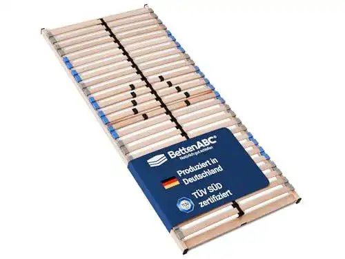 Lattenrost 90 x 200 cm Madera mit 7 Zonen für individuelle Unterstützung