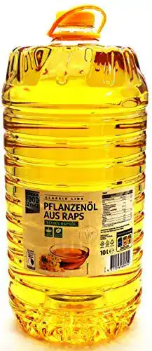Topkauf Rapsöl 10 Liter PET-Flasche für Frittieren