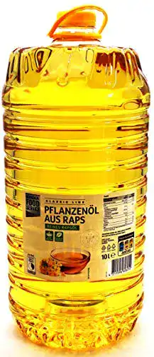 Topkauf Rapsöl 10 Liter PET-Flasche für Frittieren