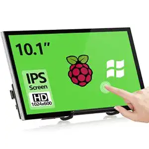 Hamtysan Raspberry Pi Touchscreen 10.1 Zoll mit HDMI und Micro USB