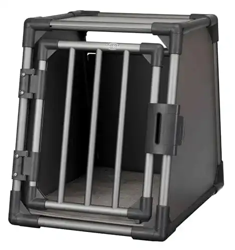 Hundebox für Autos von TRIXIE Aluminium Transportbox für Hunde