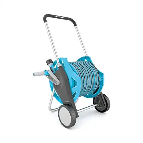 Schlauchwagen mit Schlauchtrommel und Gartenschlauch-Set