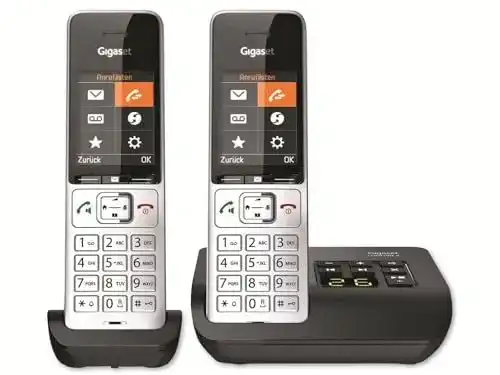 Gigaset Comfort 500A Duo Telefonanlage mit 2 Mobilteilen und Anrufbeantworter