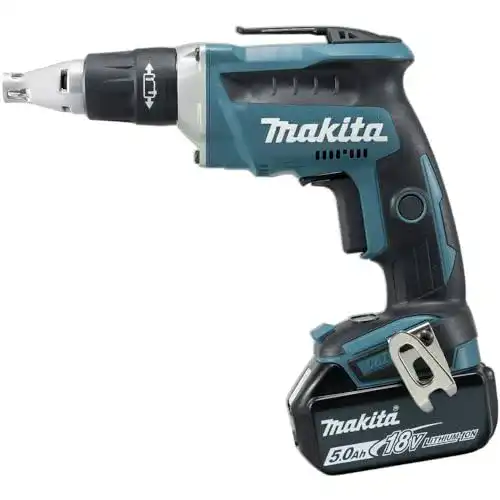 Akku-Trockenbauschrauber von Makita mit Ladegerät und 2 Akkus