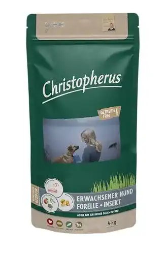 Insekten-Hundefutter Christopherus Getreidefrei mit Forelle 4kg