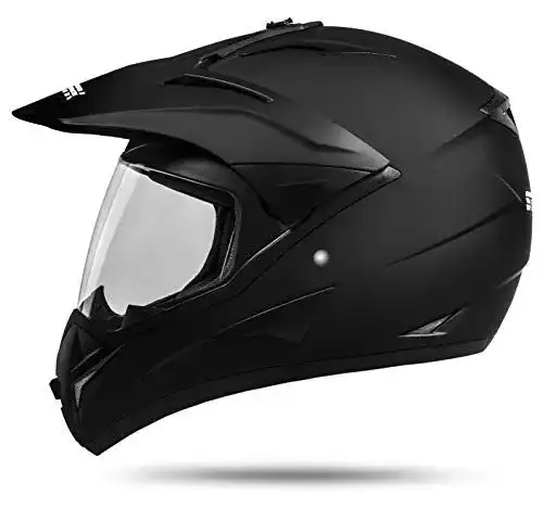 Crosshelm Ato Moto 801 GS War Matt Schwarz Größe S 55-56 cm