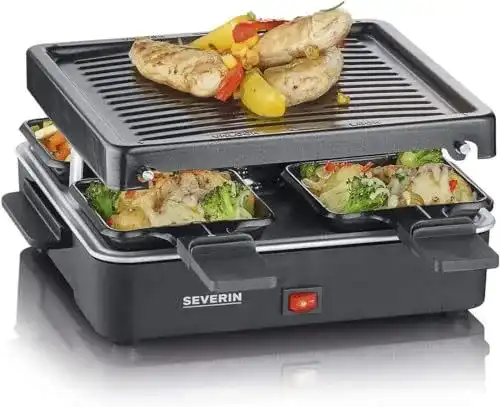 Severin Mini Raclette-Grill, kompakt und antihaftbeschichtet