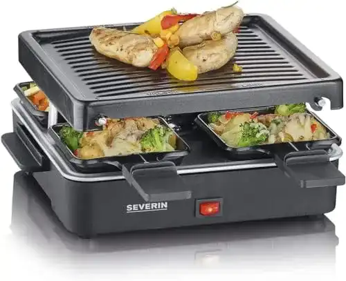 Severin Mini Raclette-Grill, kompakt und antihaftbeschichtet