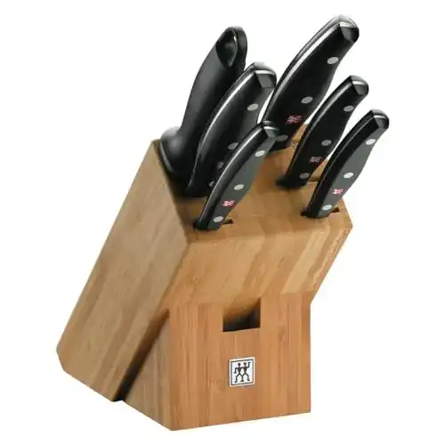 Zwilling Twin Pollux Messerblock, 7-teilig, mit Bambusblock