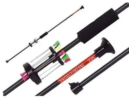 Blasrohr G8Ds zerlegbares Sportgerät mit 12 Dart Pfeilen 100 cm