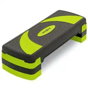 Steppbrett MAXXIVA Stepper Aerobic-Fitness in grün schwarz, höhenverstellbar