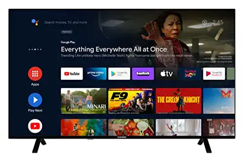 Telefunken 55 Zoll Fernseher mit Android TV und 4K Ultra HD