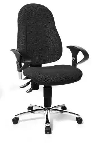 Topstar Bürostuhl Wellpoint 10 Deluxe mit höhenverstellbaren Armlehnen