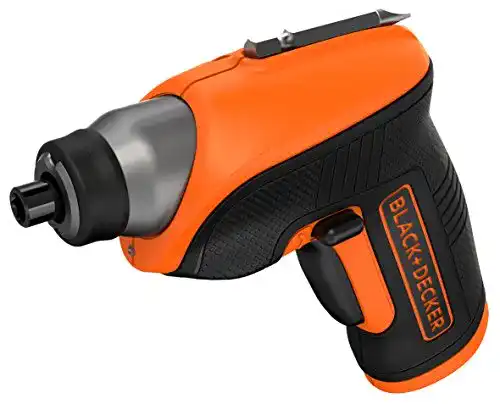 Black+Decker Akkuschrauber CS3652LC mit Winkelaufsatz und LED-Arbeitsleuchte