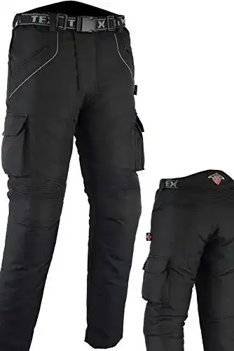 Texpeed Motorradhose für Herren mit Protektoren und wasserdichter Konstruktion