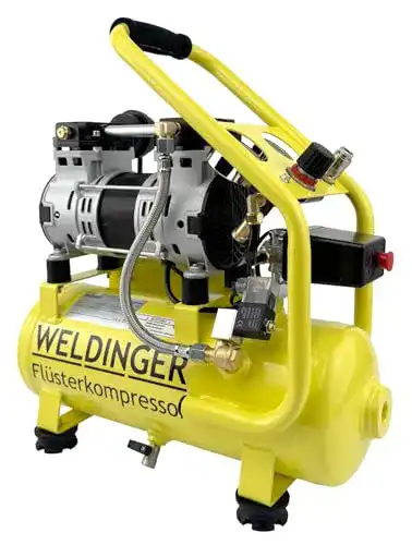 Weldinger Flüster Kompressor FK 65 Pro 750 W mit 90 l/min Luftabgabe
