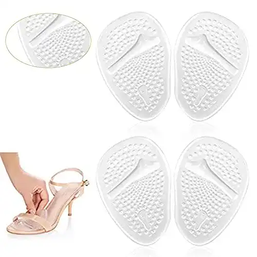 Ballenpolster Doact – 4 Stück Silikon Einlegesohlen für High Heels