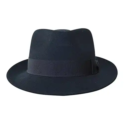 Pork Pie Hut Borges & Scott B&S Doyle Teardrop Fedora Hut