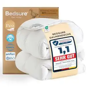 Winterdecke Bedsure Daunendecke 135×200 für gemütliche Nächte