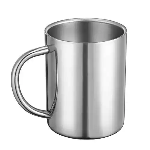 Edelstahlbecher Bidponds doppelwandige Edelstahl-Tasse 400 ml