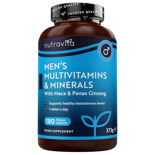 Multivitamin-Tabletten von Nutravita für Männer mit Mineralstoffen