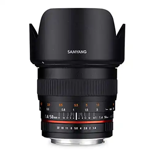 Samyang 50mm F1.4 Objektiv für Sony E-Mount
