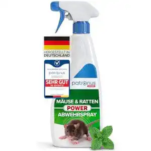 Rattengift Patronus – Mäuseabwehr Spray mit Pfefferminzöl