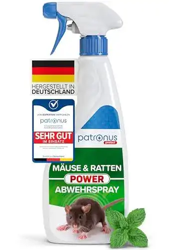 Rattengift Patronus – Mäuseabwehr Spray mit Pfefferminzöl