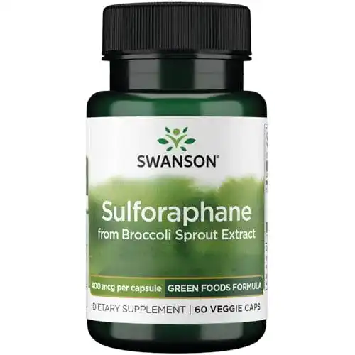 Brokkoli-Kapseln von Swanson mit Broccoli Sprout Extract