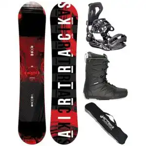 Snowboard Airtracks Herren Set Wide Eight Freestyle Freeride 155