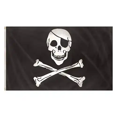Piratenflagge Henbrandt 5×3 Fuß Hochwertige Flagge für Veranstaltungen