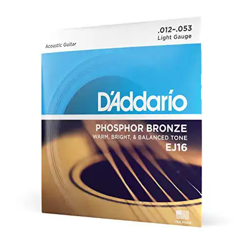 D’Addario Westerngitarrensaiten EJ16 für akustische Gitarren
