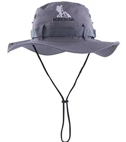 Regenhut HIKEMAN Bucket Hat für Damen und Herren Sonnen- und Regenschutz