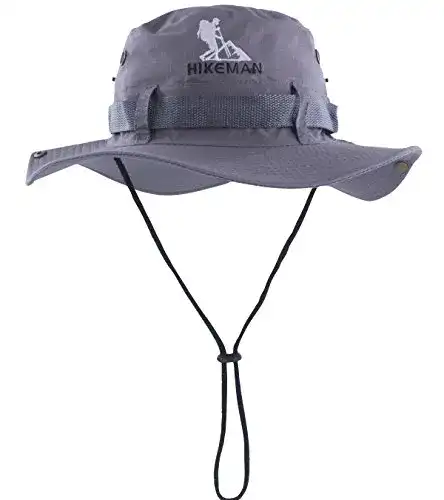 Regenhut HIKEMAN Bucket Hat für Damen und Herren Sonnen- und Regenschutz