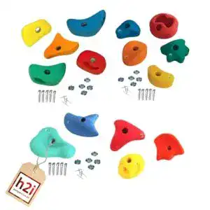 Klettergriffe für Kinder und Erwachsene Inklusive Befestigungsmaterial