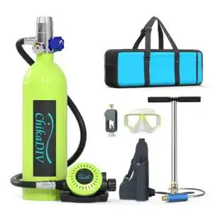Mini-Tauchflasche Chikadiv 1L Sauerstofftank für Taucher