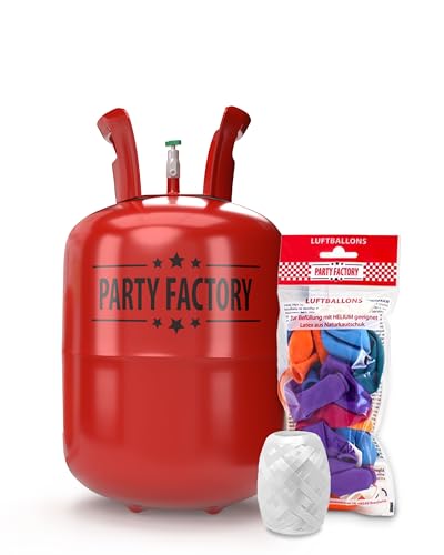 Heliumflasche für 30 Luftballons von Party Factory