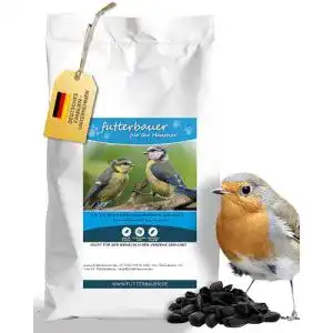 Vogelfutter Futterbauer Sonnenblumenkerne Schwarz 25 kg