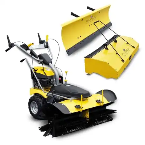 Benzin Kehrmaschine Bamato KEM-1000 mit 1000 mm Kehrbreite