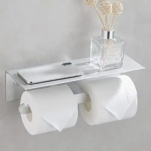 Toilettenpapierhalter ohne Bohren für doppelte Rollen