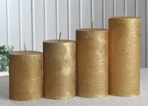 Adventskerzen von CandleCorner – Rustik-Stumpenkerzen im Set