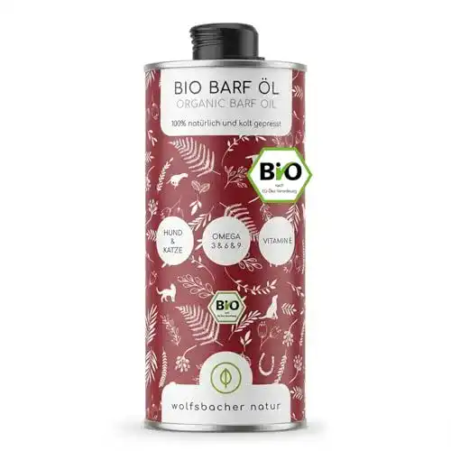 Wolfsbacher Bio Barf Futteröl für Hunde und Katzen