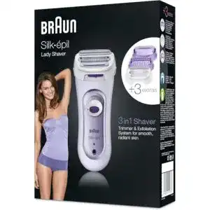 Damenrasierer Braun Silk-épil Lady Shaver elektrisch 3-in-1