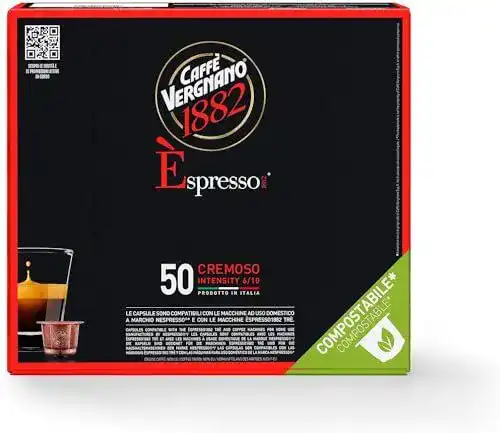 Caffè Vergnano 1882 Espresso Kapseln für Nespresso Maschinen