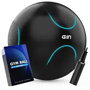 Gymnastikball 65 cm für Büro und Fitness Anti-Burst Technologie