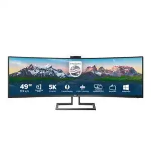 Philips 49 Zoll Curved Monitor 499P9H mit DQHD und USB-C Docking