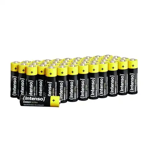 Intenso Energy Ultra AA Mignon LR6 Alkaline Batterien, Silber