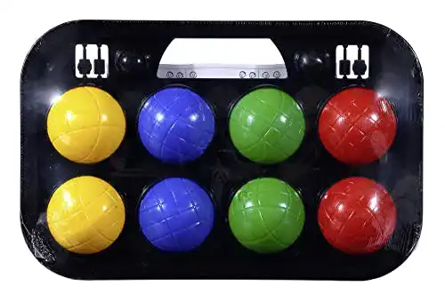 Boccia-Kugeln Simba 107401391 mit Tragekorb und 8 Spielkugeln