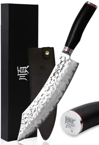 Damast-Steakmesser Yousunlong Hochwertiges Metzgermesser