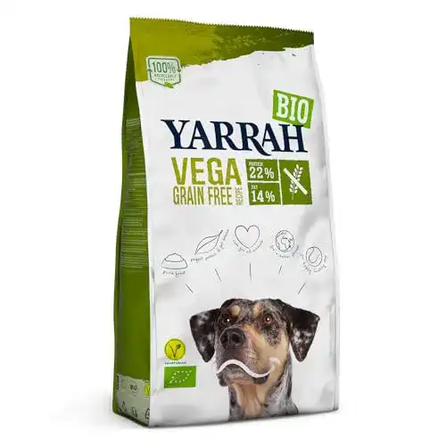 Veganes Hundefutter Yarrah Vega vegetarisches Bio-Trockenfutter
